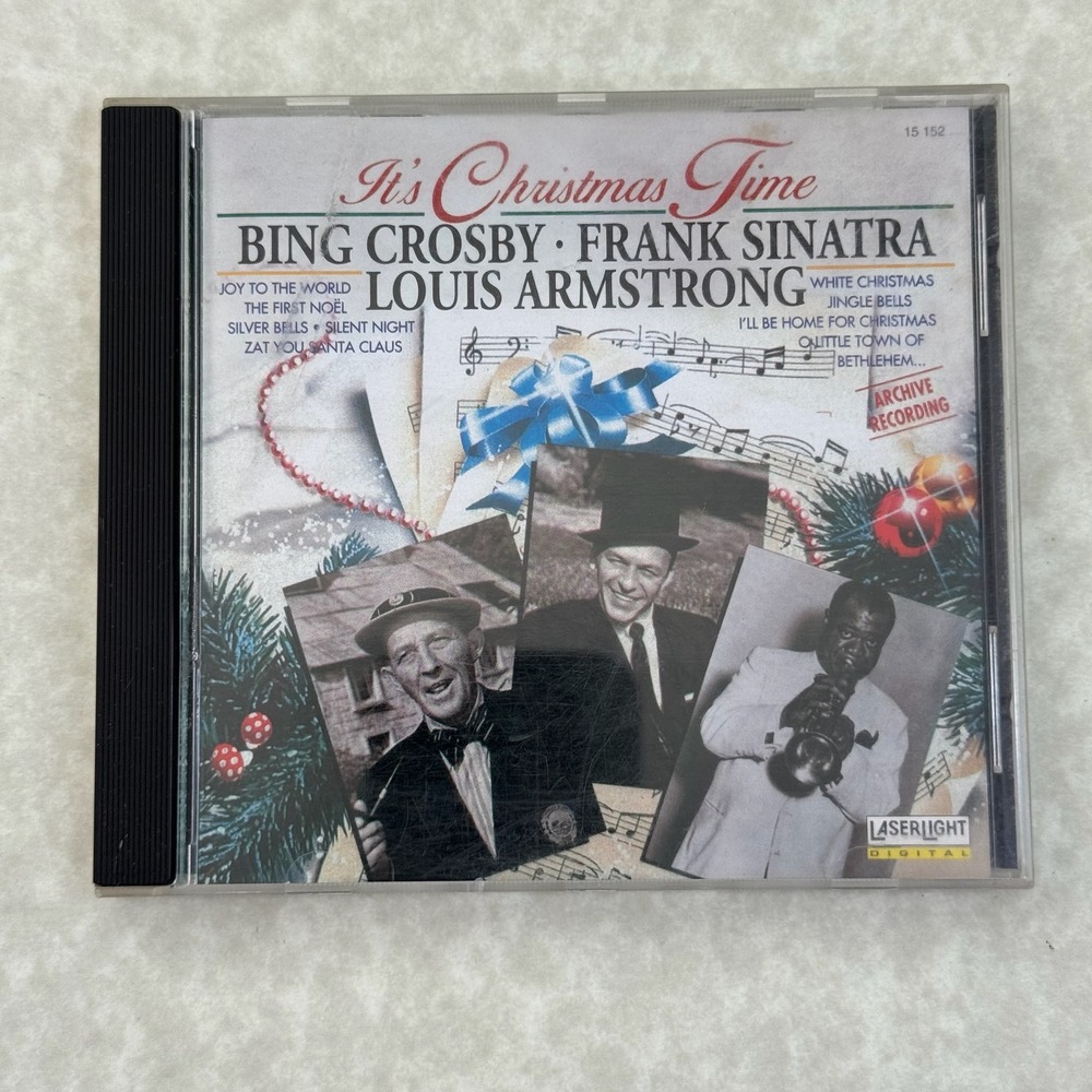 Bing Crosby Frank Sinatra Louis Armstrong: It's Christmas Time (CD 1998 Delta)